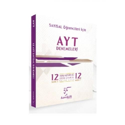 AYT 12'li Deneme Seti - Sayısal - Kolektif - Karekök Yayıncılık