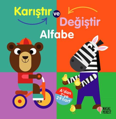 Karıştır ve Değiştir Alfabe - Kolektif - Masalperest Yayınevi