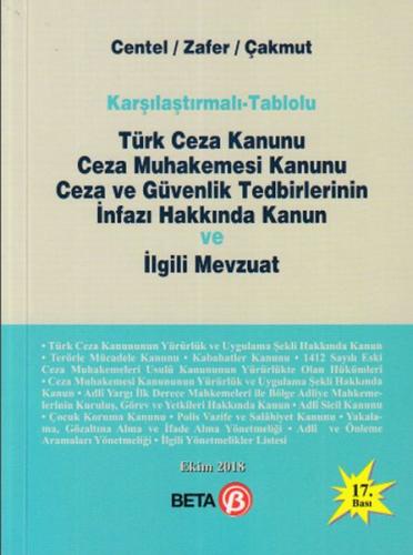 Türk Ceza Kanunu Ceza Muhakemesi Kanunu Ceza ve Güvenlik Tedbirlerinin