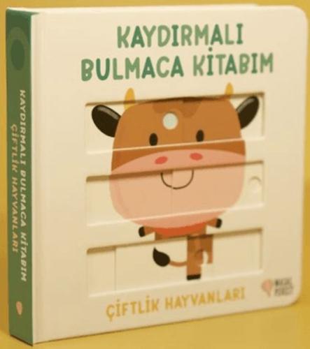 Kaydırmalı Bulmaca Kitabım - Çiftlik Hayvanlar - Kolektif - Masalperes