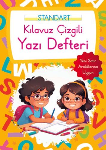 Kılavuz Çizgili Yazı Defteri Büyük Boy - Turuncu - Kolektif - Parıltı 