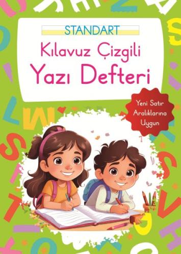 Kılavuz Çizgili Yazı Defteri Büyük Boy - Yeşil - Kolektif - Parıltı Ya