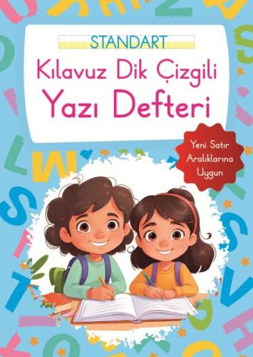 Kılavuz Dik Çizgili Yazı Defteri Büyük Boy - Mavi - Kolektif - Parıltı