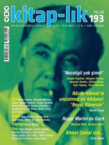 Kitap-lık Sayı 193 - İki Aylık Edebiyat Dergisi - İshak Reyna - Yapı K