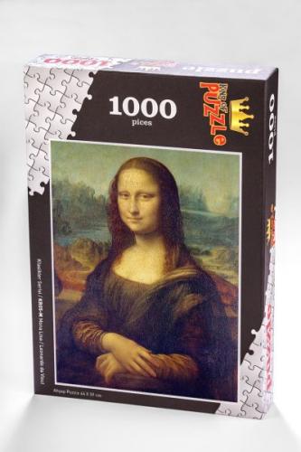 Mona Lisa - Leonardo da Vinci (1000 Parça) - Ahşap Puzzle Klasikler Se