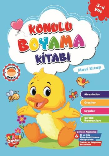 Konulu Boyama - MavinKitap (3-4 Yaş) - Kolektıf - Boyama Zamanı