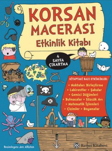 Korsan Macerası - Etkinlik Kitabı - Jen Alliston - Remzi Kitabevi