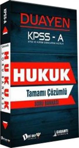 KPSS A Grubu Hukuk Duayen Tamamı Çözümlü Soru Bankası - Kolektif - Dah