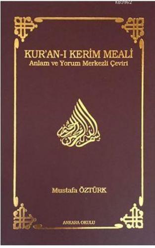 Kur'an-ı Kerim Meali (Cep Boy) (Ciltli) - Kolektif - Ankara Okulu Yayı