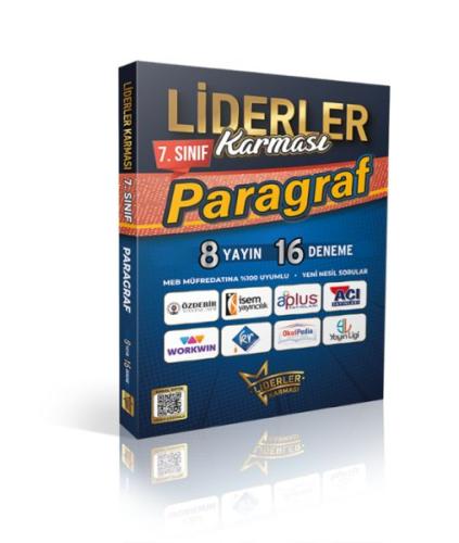 Liderler Karması 7.Sınıf Paragraf Denemeleri 8 Yayın 16 Deneme - Komis