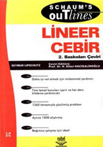 Lineer Cebir - Seymour Lipschutz - Nobel Akademik Yayıncılık