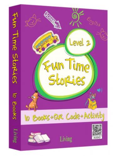 Fun Time Stories - Level 2 (10 Books+CD+Activity) - Kolektif - Living 