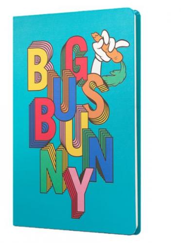 Looney Tunes Bug Bunny Sert Kapak Butik Defter Mavi - - Mabbels