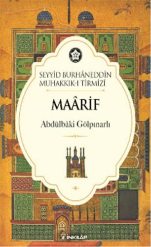 Maarif - Abdülbaki Gölpınarlı - İnkılap Kitabevi