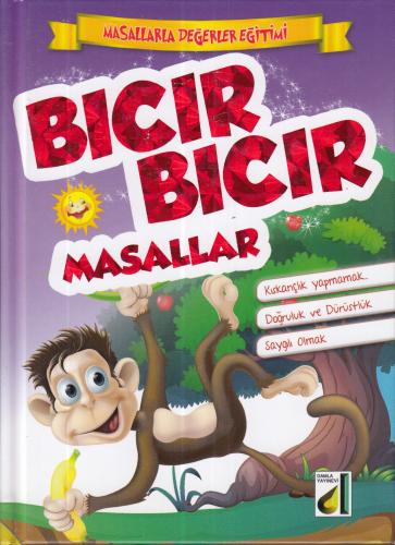 Masallarla Değerler Eğitimi - Bıcır Bıcır Masallar - Ciltli - Komisyon