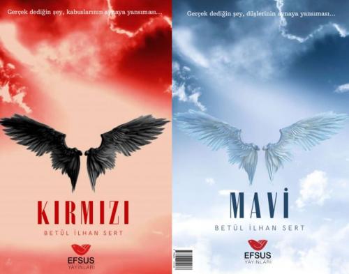 Mavi - Kırmızı (Çift Taraflı Kitap) - Betül İlhan Sert - Efsus Yayınla