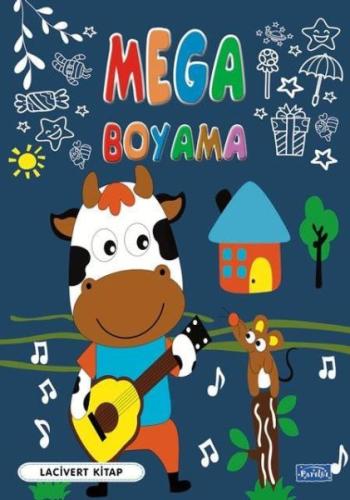 Mega Boyama Lacivert Kitap - - Parıltı Yayınları