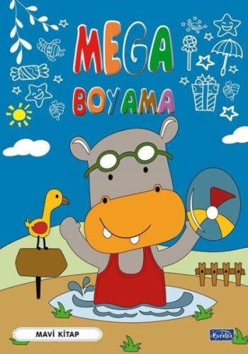 Mega Boyama Mavil Kitap - - Parıltı Yayınları