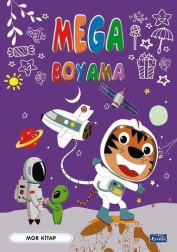 Mega Boyama Mor Kitap - - Parıltı Yayınları