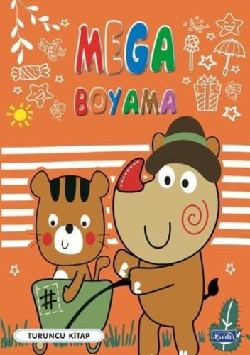 Mega Boyama Turuncu Kitap - - Parıltı Yayınları