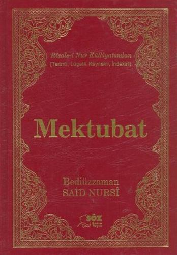 Mektubat (Büyük Boy) (Ciltli) - Bediüzzaman Said-i Nursi - Söz Basım Y