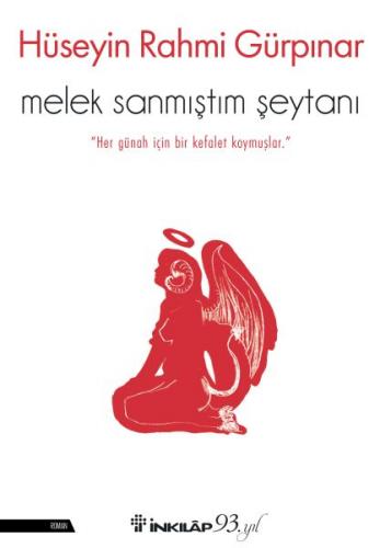 Melek Sanmıştım Şeytanı - Hüseyin Rahmi Gürpınar - İnkılap Kitabevi