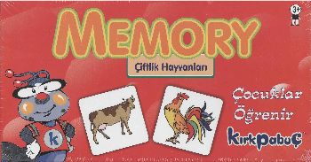 Memory-Çiftlik Hayvanları (Puzzle 24) 7208 - - Kırk Pabuç Eğitsel Araç