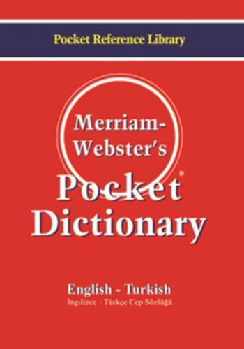 Merriam Webster's Pocket Dictionary English - Turkish / Cep Sözlüğü - 