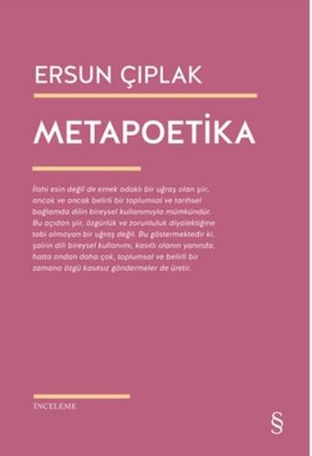 Metapoetika - Ersun Çıplak - Everest Yayınları