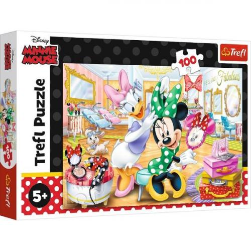 Minnie At A Beauty Salon 16387 (100 Parça) - - Trefl