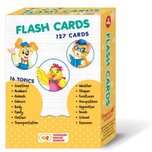 Flash Cards 127 Cards - Kolektif - Yumurcak Yayınları