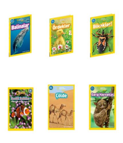 National Geographic Kids Okul Öncesi Serisi 6 Kitap - Melissa Stewart 