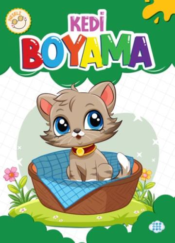 Neşeli Kedi Boyama - - Dokuz Çocuk Yayınları