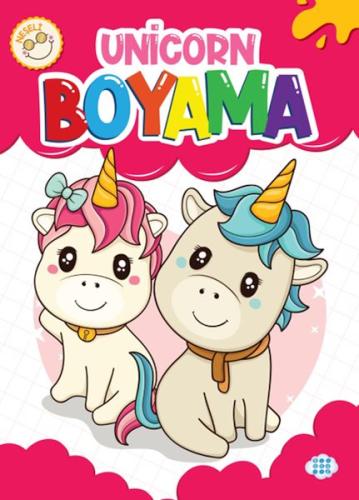 Neşeli Unicorn Boyama - - Dokuz Çocuk Yayınları