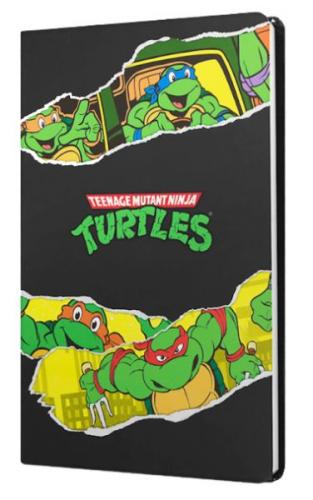 Ninja Turtles Sert Kapak Butik Defter Siyah - - Mabbels