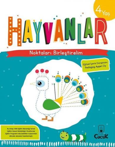 Hayvanlar - Noktaları Birleştirelim (4 Yaş) - Kolektif - Floki Çocuk