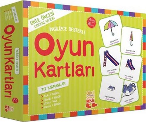 Oyun Kartları - Zıt Kavramlar - Zübeyde Şimşek - Nesil Yayınları