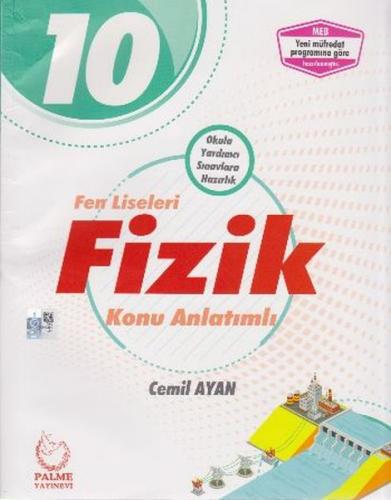 2019 10. Sınıf Fen Liseleri Fizik Konu Anlatımlı - Cemil Ayan - Palme 