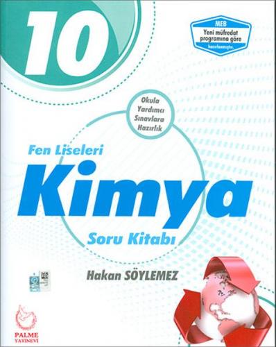 2019 10. Sınıf Fen Liseleri Kimya Soru Kitabı - Hakan Söylemez - Palme