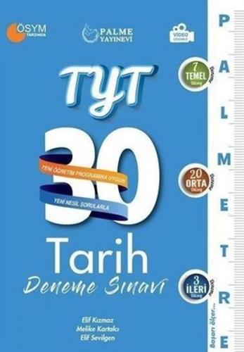 2021 TYT Tarih 30 Deneme Sınavı - Elif Kızmaz - Palme Yayıncılık - Haz