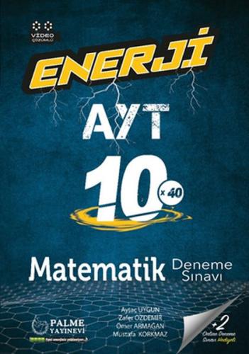 Palme 2022 AYT Matematik Enerji 10 Deneme Sınavı Video Çözümlü - Komis