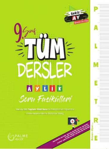 Palmetre 9. Sınıf Tüm Dersler Aylık Çalışma Fasikülleri - - Palme Yayı