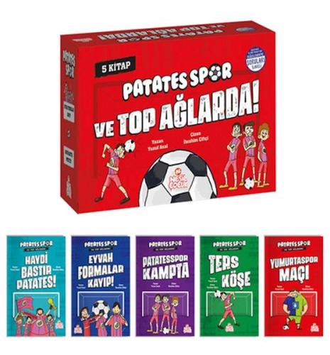 Patatesspor Ve Top Ağlarda (5 Kitap+Soru Kitapçığı) - Yusuf Asal - Nes