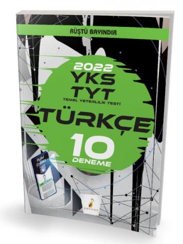 2022 YKS TYT Türkçe Dijital Çözümlü 10 Deneme Sınavı - Rüştü Bayındır 