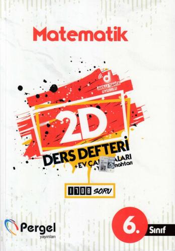 6. Sınıf Matematik 2D Ders Defteri - Kolektif - Pergel Yayınları