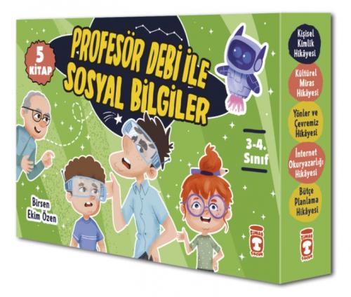 Profesör Debi İle Sosyal Bilgiler Seti (5 Kitap) - Birsen Ekim Özen - 