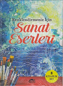 Renklendirmeniz İçin Sanat Eserleri Seti (8 Kitap) - Kolektif - Maya K