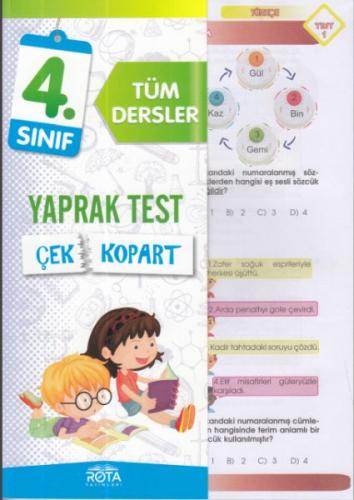 4. Sınıf Tüm Dersler Yaprak Test - Kolektif - Rty Rota Yayınları