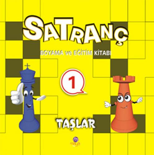 Satranç Boyama Kitabı 1 - Taşlar - Kolektif - Maya Kitap