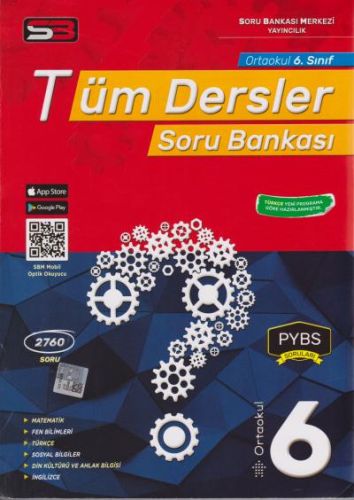 Ortaokul 6. Sınıf Tüm Dersler Soru Bankası - Kolektif - SBM Yayıncılık